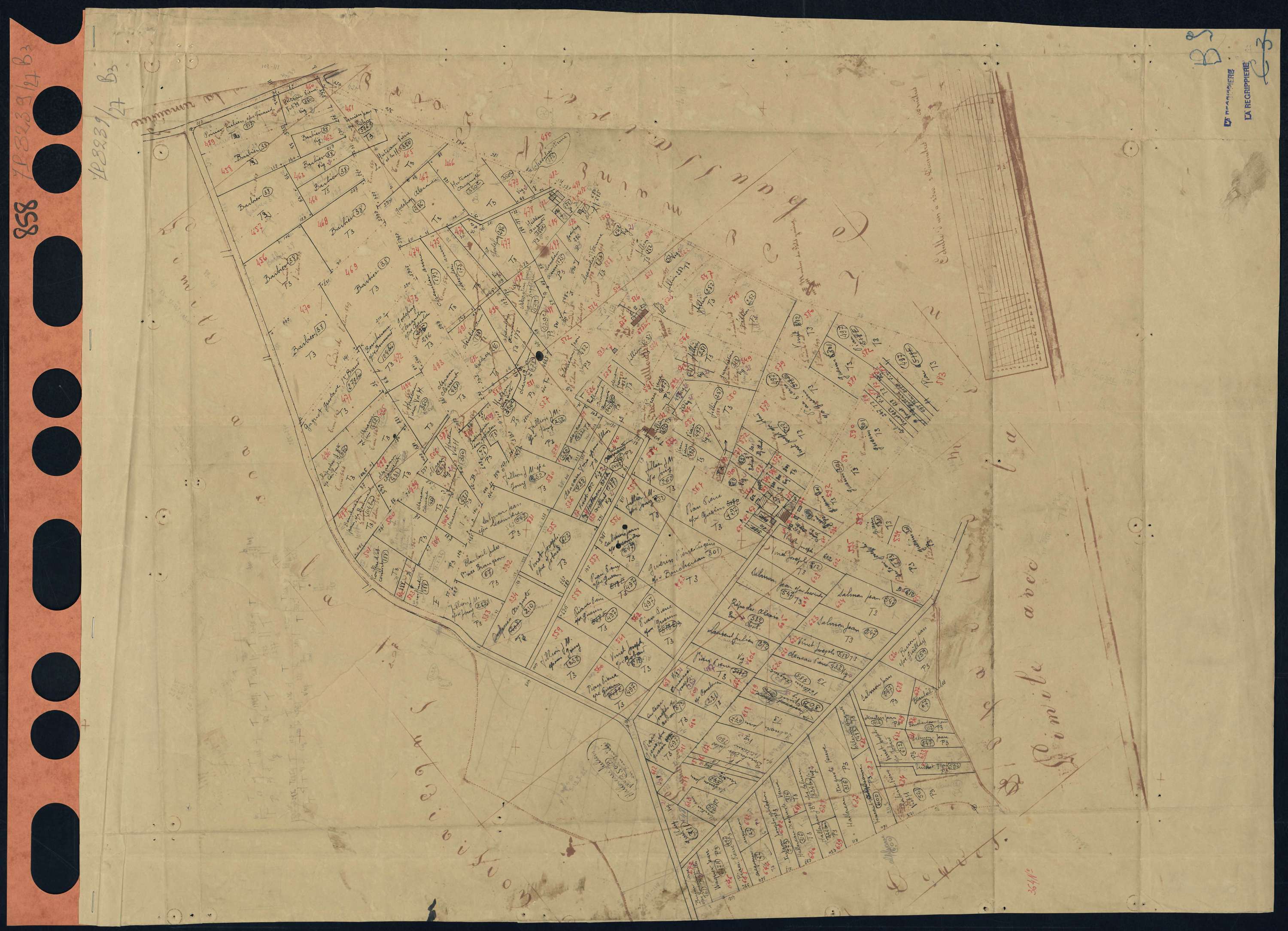 La Regrippière - Section B3 Brunetière (section de La) . 394-746