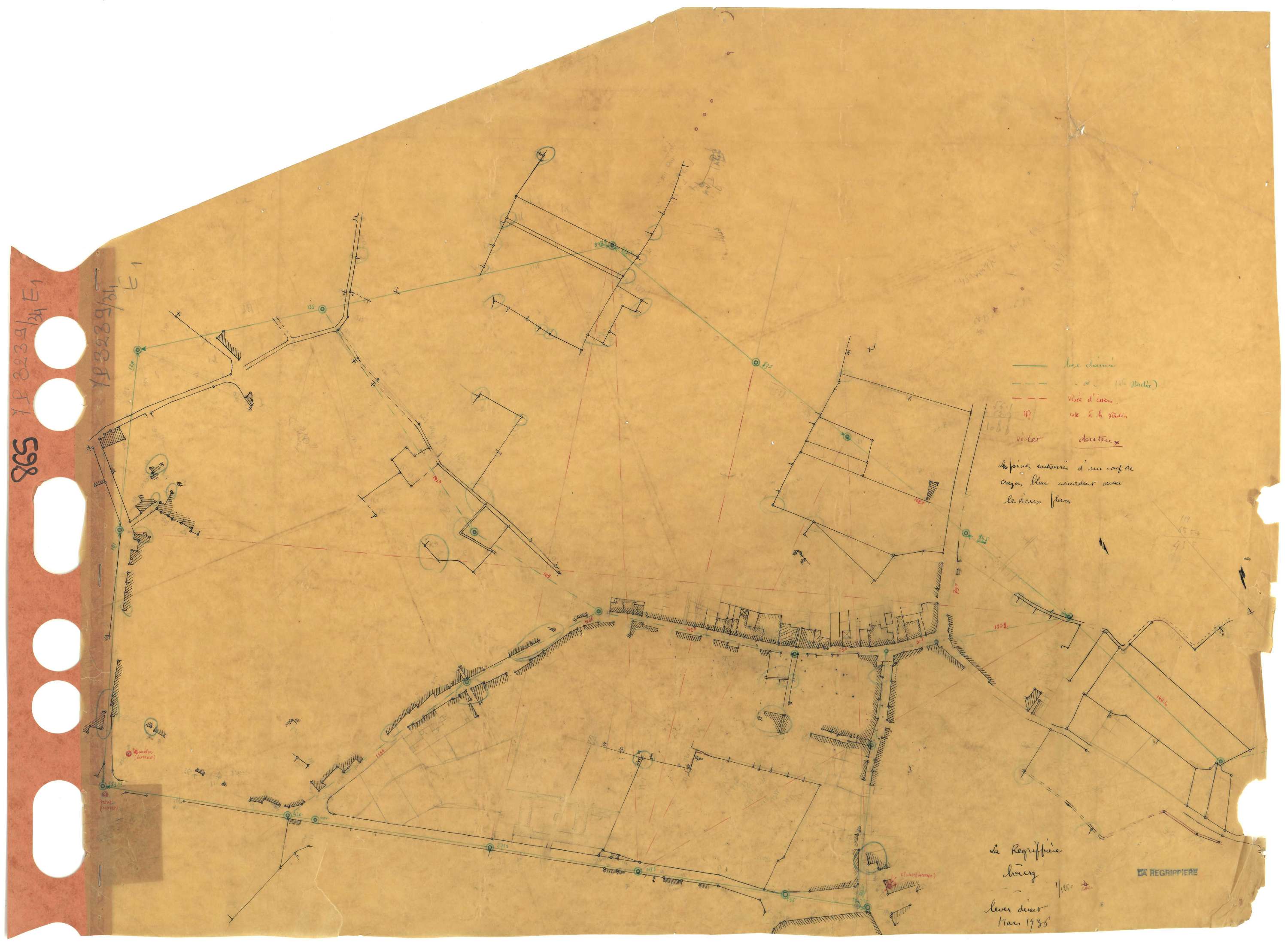 La Regrippière - Section E1 Bourg (section du)