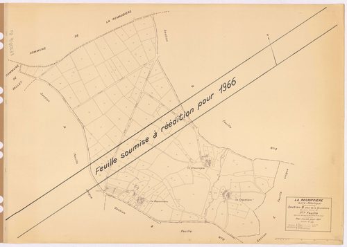 La Regrippière - Section B1 Brunetière (section de La) ; 1-180