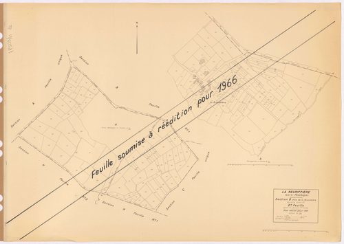La Regrippière - Section B2 Brunetière (section de La) ; 181-393