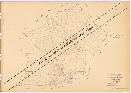 La Regrippière - Section C Douves (section des) ; 1-488