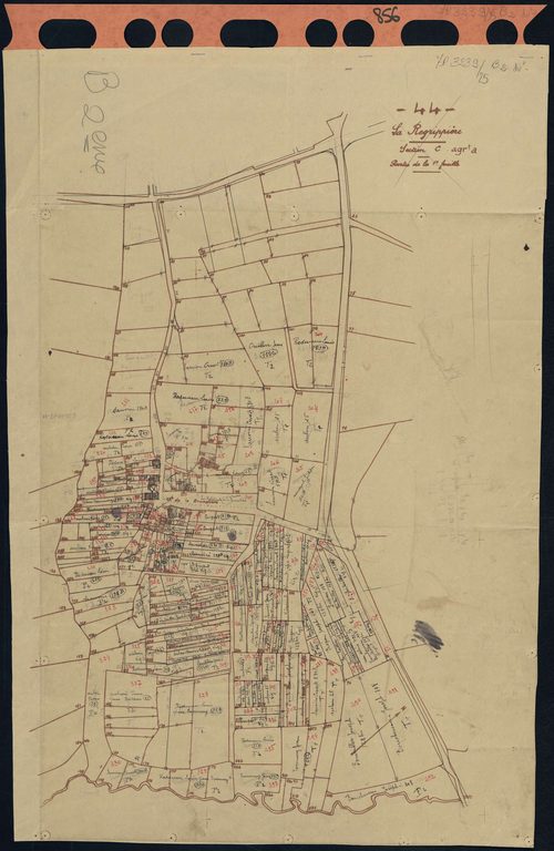 La Regrippière - Section B2 (développement) Brunetière (section de La) . 181-393 . développement du village de La Brunetière