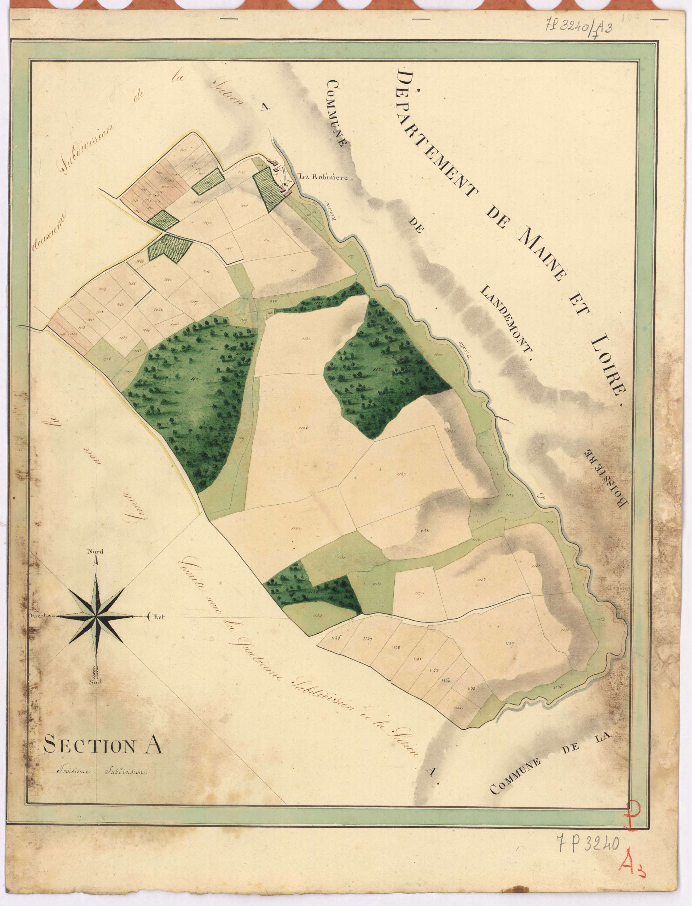 La Remaudière - Section A3 Bourg (section du)