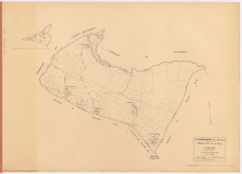 La Remaudière - Section A1 Bourg (section du) ; 1-162