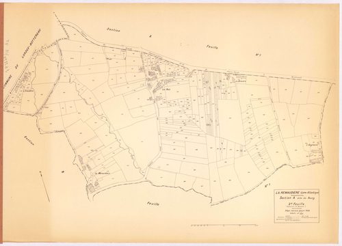 La Remaudière - Section A2 Bourg (section du) ; 163-468
