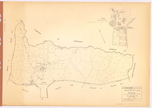 La Remaudière - Section A3 Bourg (section du) ; 469-711