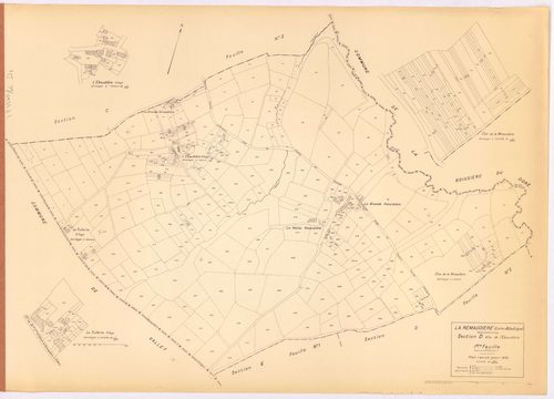 La Remaudière - Section D1 Ebaudière (section de l') ; 1-458