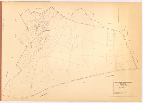 La Remaudière - Section E2 Chapelle aux Moines (section de La) ; 92-281