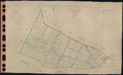 La Remaudière - Section B3 Sainte-Catherine (section de) . 482-652