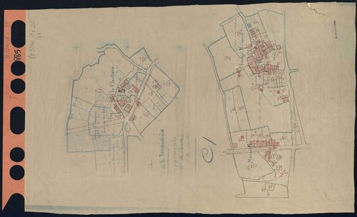 La Remaudière - Section C1 (développement) Clartière (section de La) . 1-307 . développement des villages de La Clartière, de La Petite Moussière et du Champ-Ménard