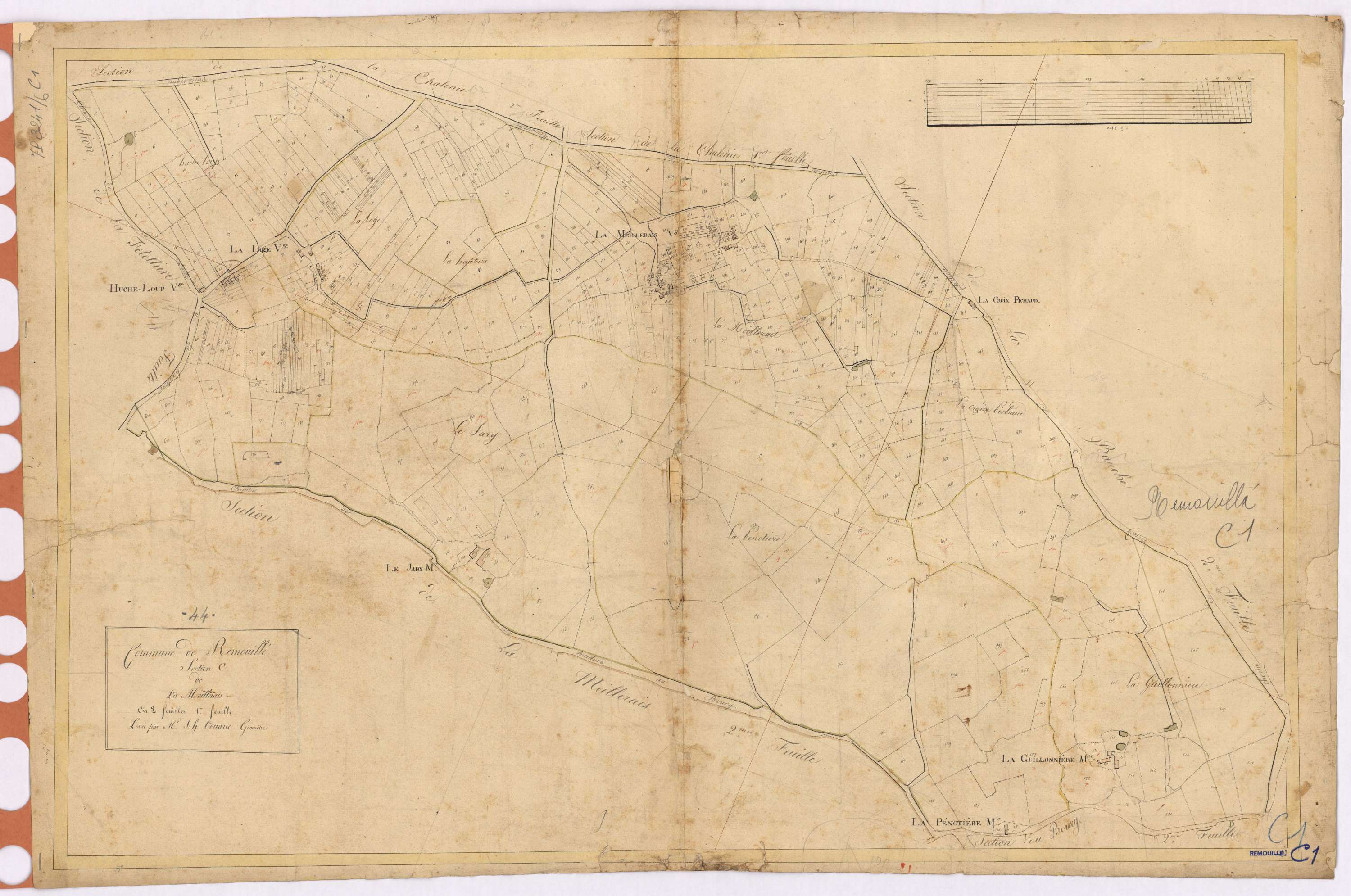 Remouillé - Section C1 Meillerais (section de La)