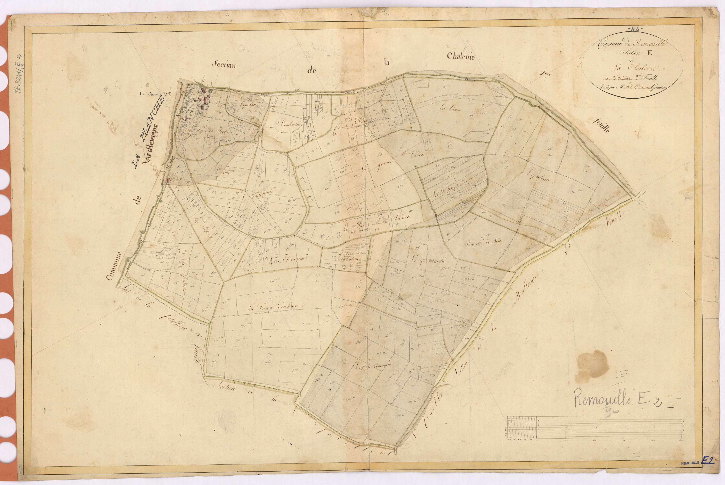 Remouillé - Section E2 Chalénie (section de La)