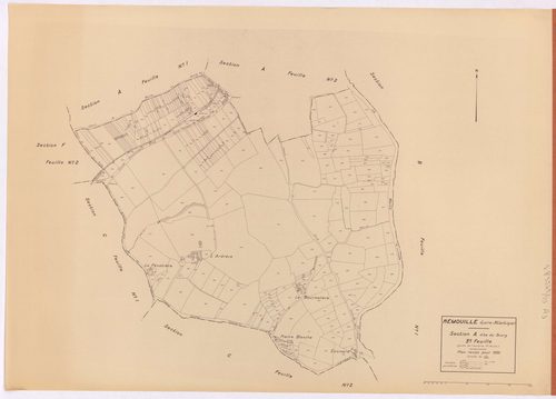 Remouillé - Section A3 Bourg (section du) ; 675-989