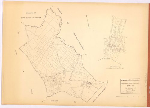 Remouillé - Section B2 Tinardière (section de La) ; 182-607