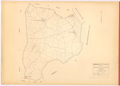 Remouillé - Section C2 Meilleraie (section de La) ; 390-564