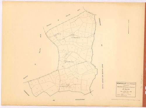 Remouillé - Section D2 Fétellière (section de La) ; 169-270