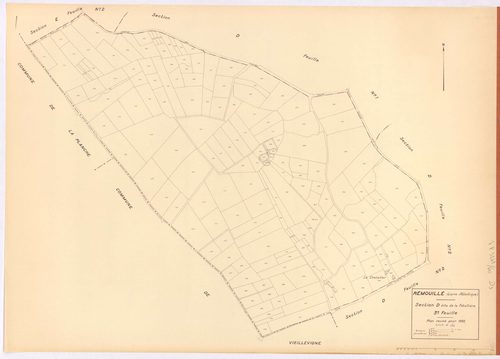 Remouillé - Section D3 Fétellière (section de La) ; 271-444