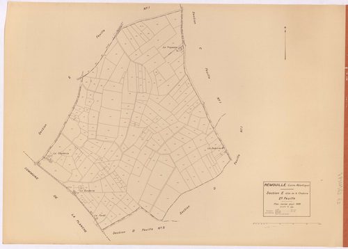 Remouillé - Section E2 Chalénie (section de La) ; 305-511