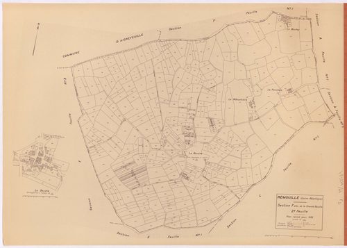 Remouillé - Section F2 Grande Bauche (section de La) ; 82-625