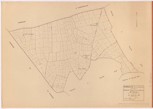 Remouillé - Section F3 Grande Bauche (section de La) ; 626-853