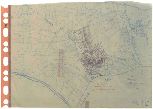 Remouillé - Section B2 (développement) Tinardière (section de La) . 182-607 . développement du village de La Tinardière