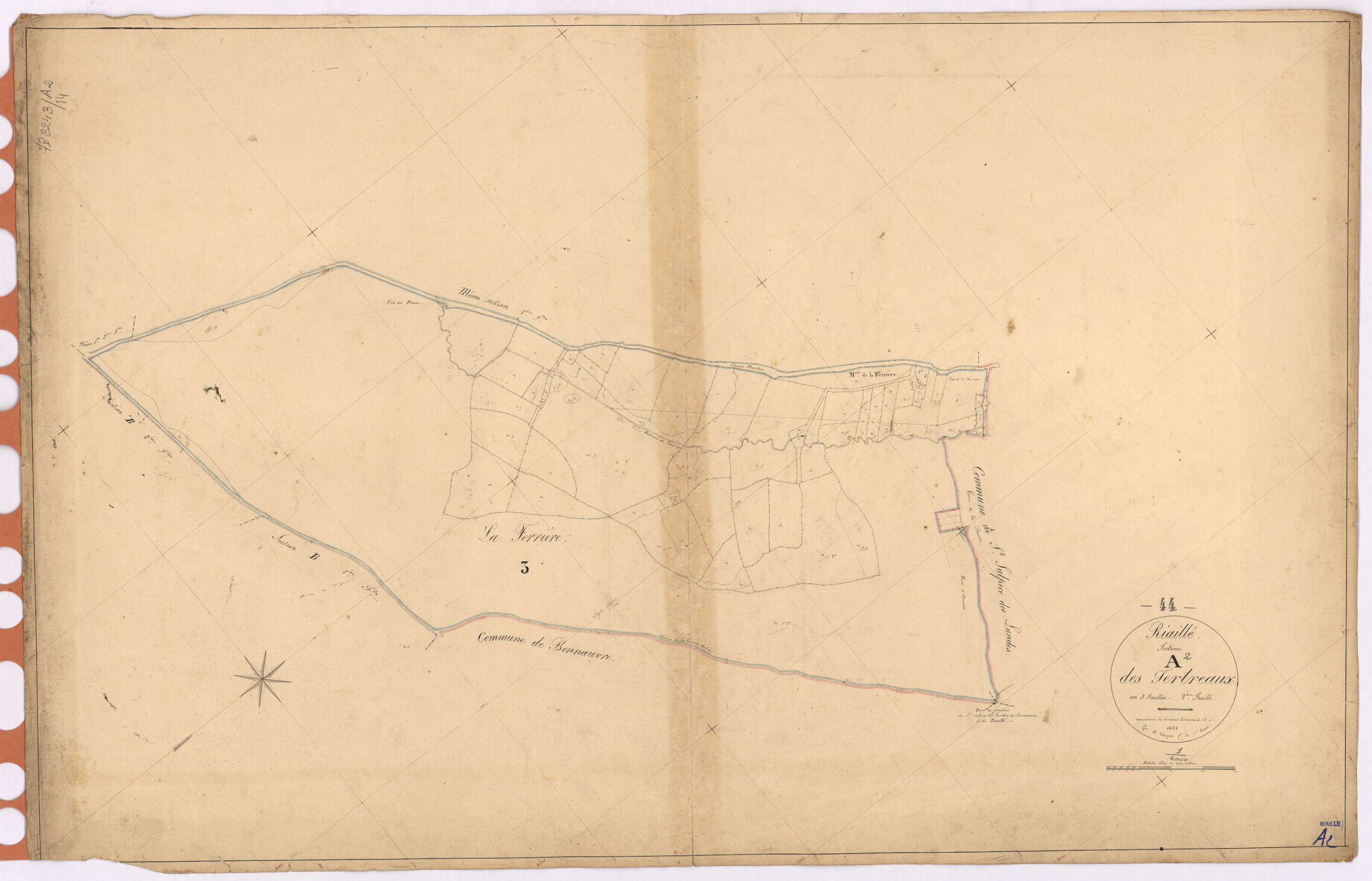 Riaillé - Section A2 Tertreaux (section des)
