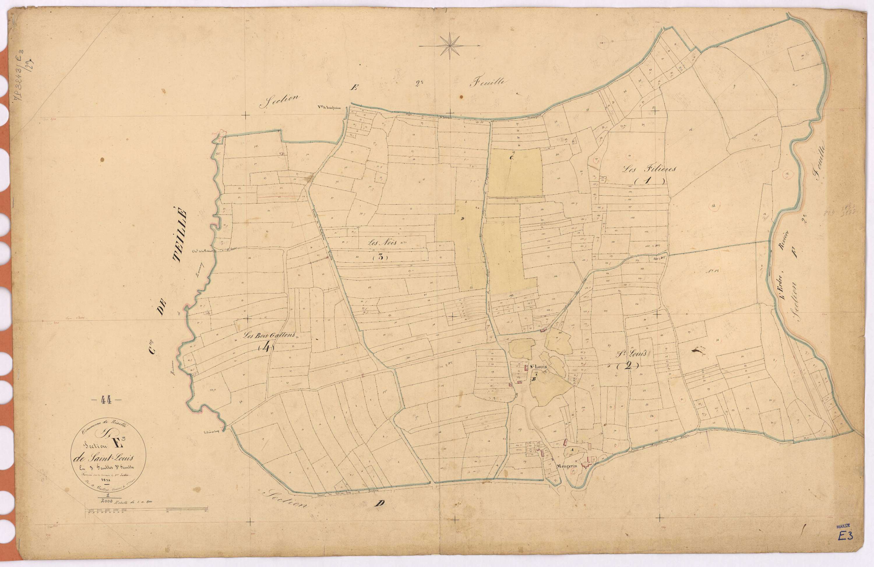 Riaillé - Section E3 Saint-Louis (section de)