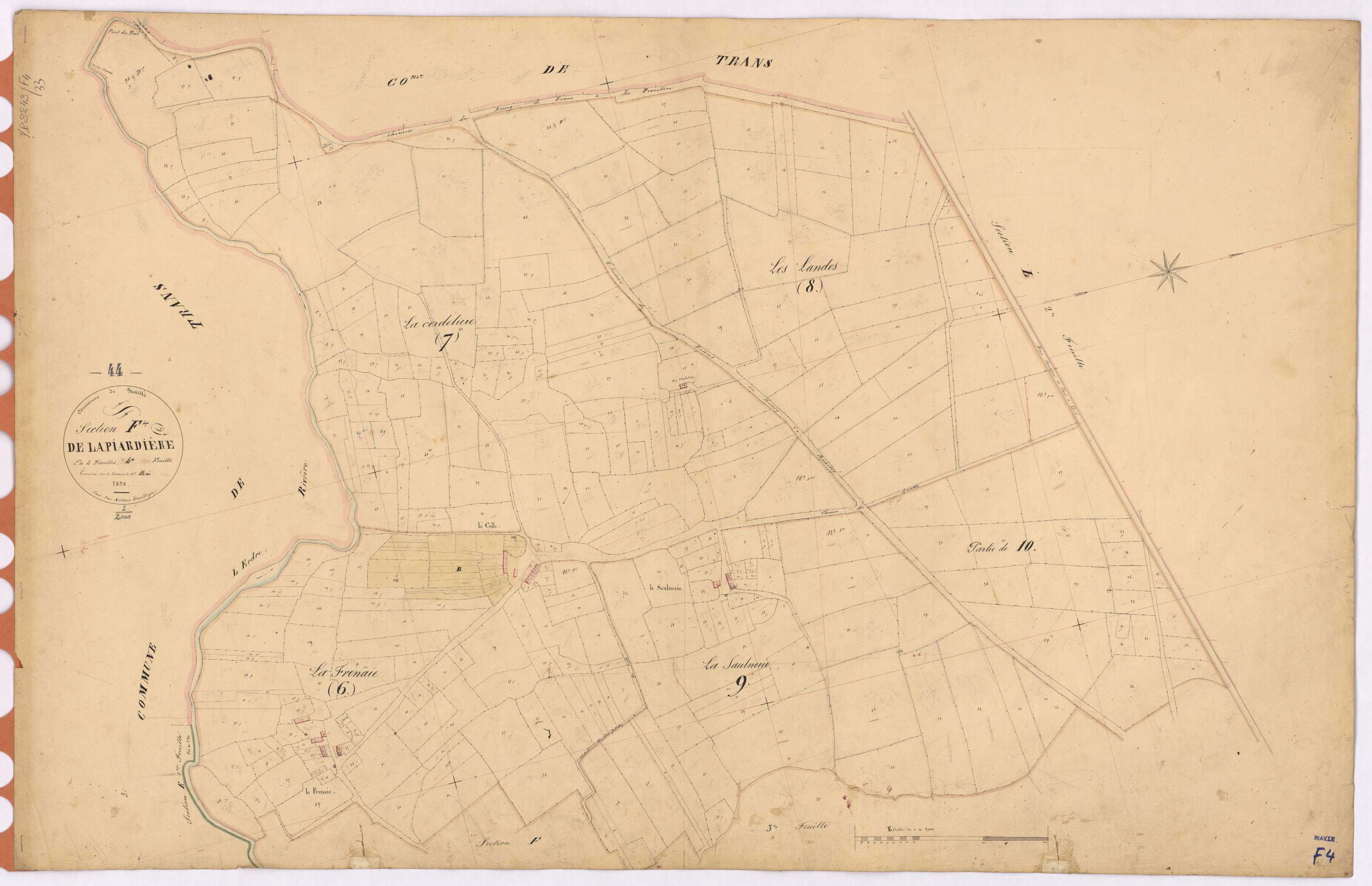 Riaillé - Section F4 Piardière (section de La)