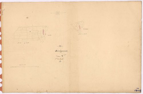 Riaillé - Section F1 F4 (développement) Piardière (section de La) ; développement des polygônes A et B