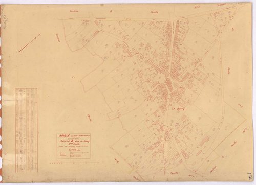 Riaillé - Section B5 Bourg (section du) ; 530-926