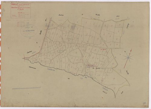 Riaillé - Section D3 Conillière (section de La) ; 356-490