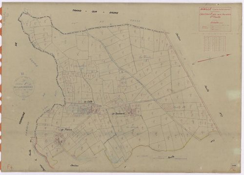 Riaillé - Section F4 Piardière (section de La) ; 763-1034
