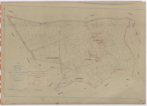 Riaillé - Section H1 Minaudière (section de La) ; 1-266