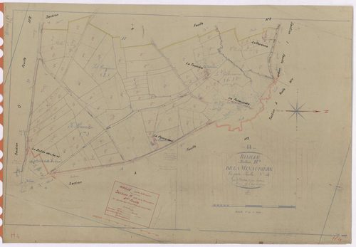 Riaillé - Section H4 Minaudière (section de La) ; 584-811