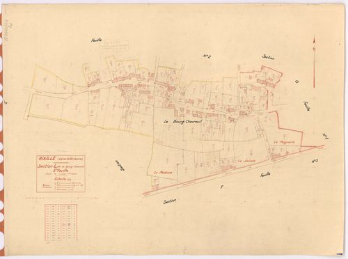 Riaillé - Section L3 Bourg-Chevreuil (section du) ; 335-476