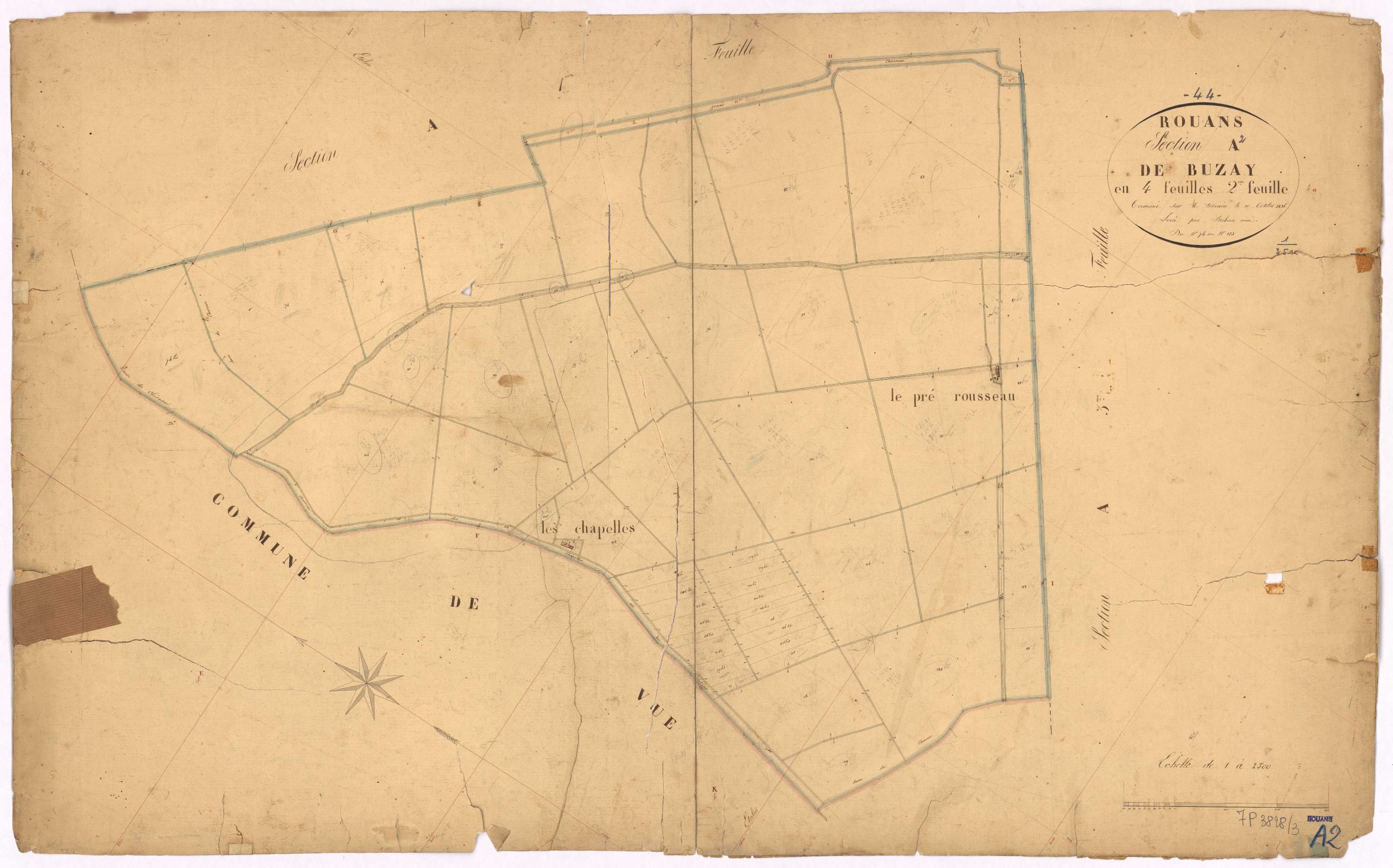 Rouans - Section A2 Buzay (section de) ; 74-123