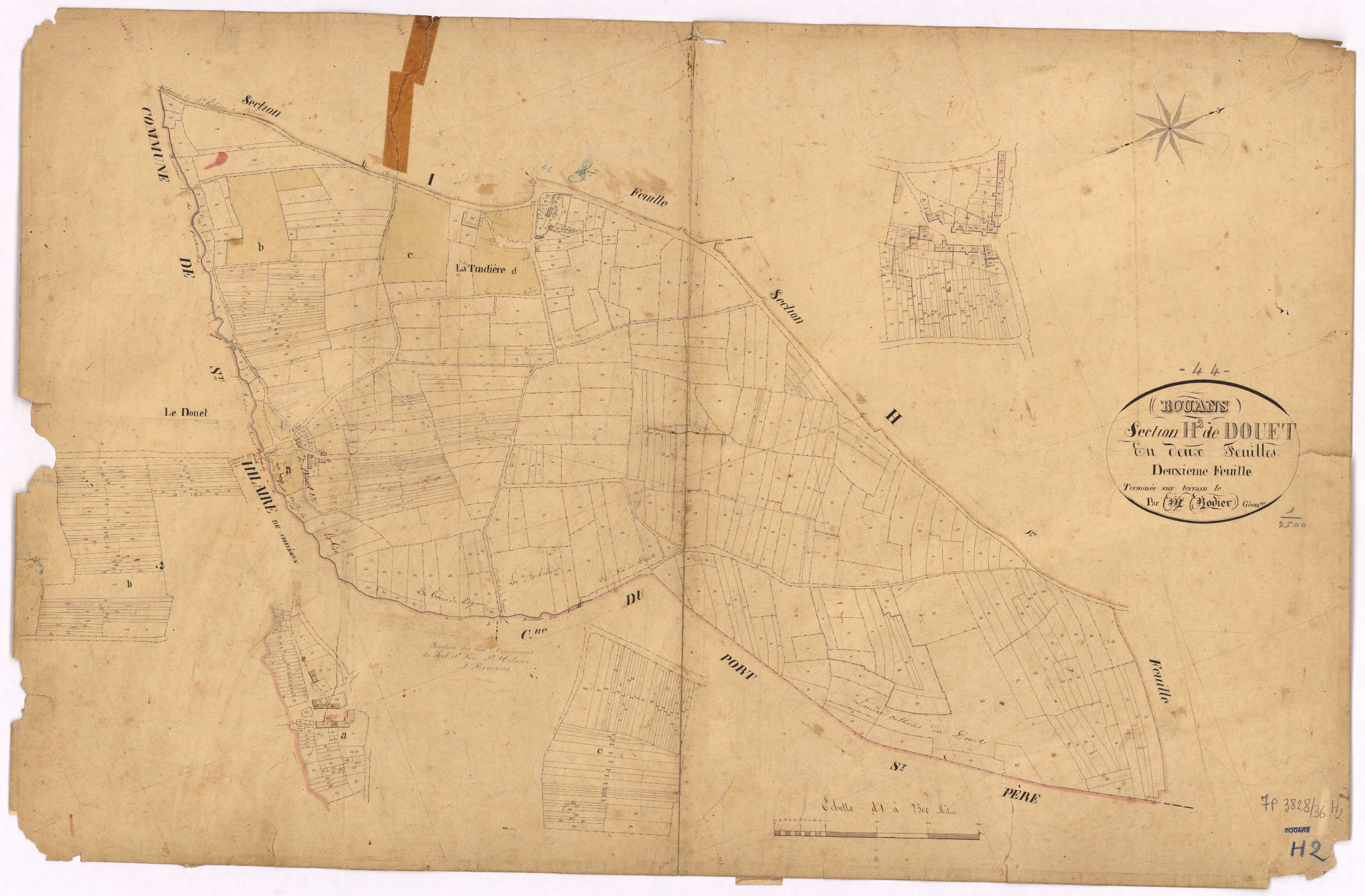 Rouans - Section H2 Douet (section du)