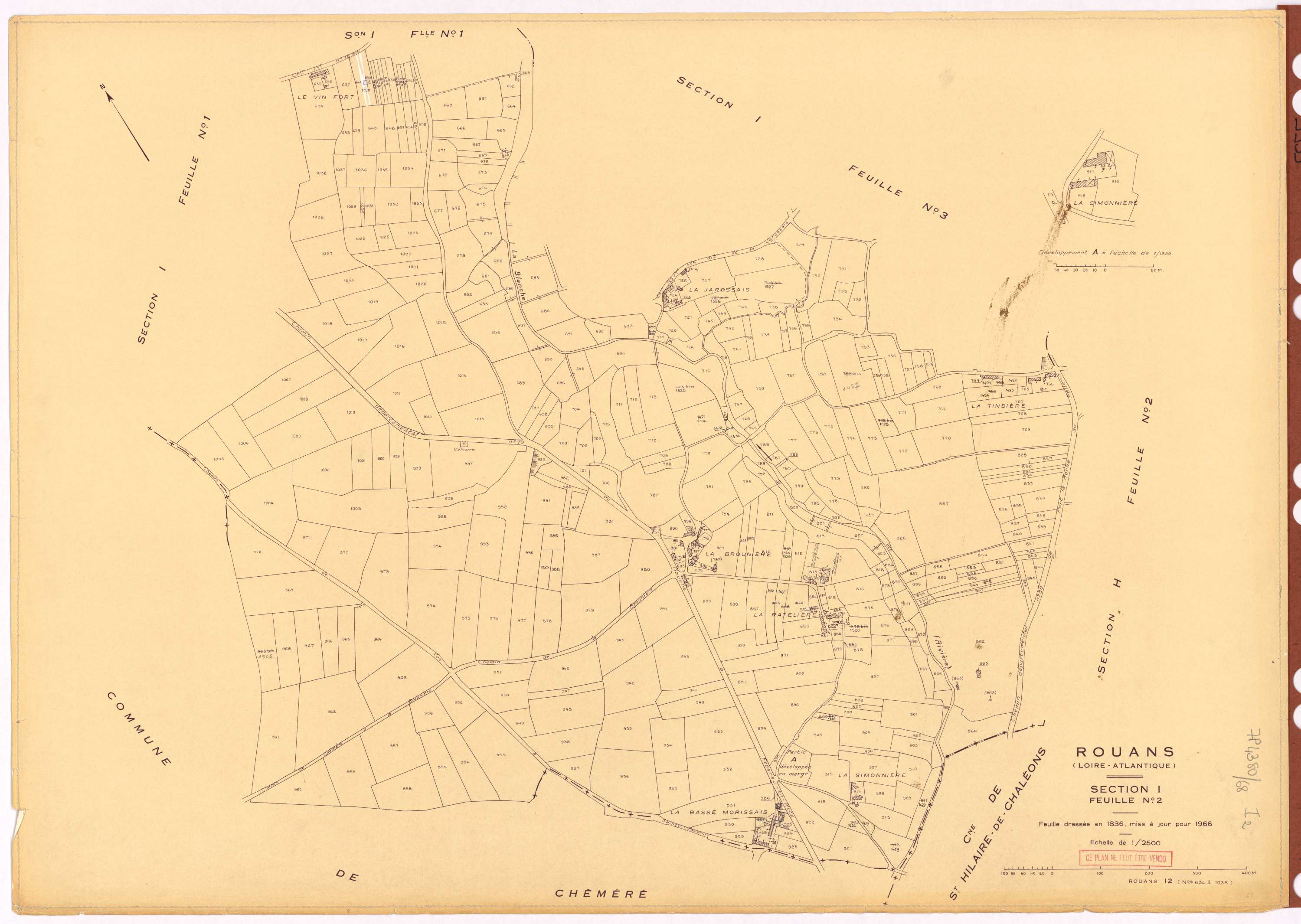 Rouans - Section I2 634-1038