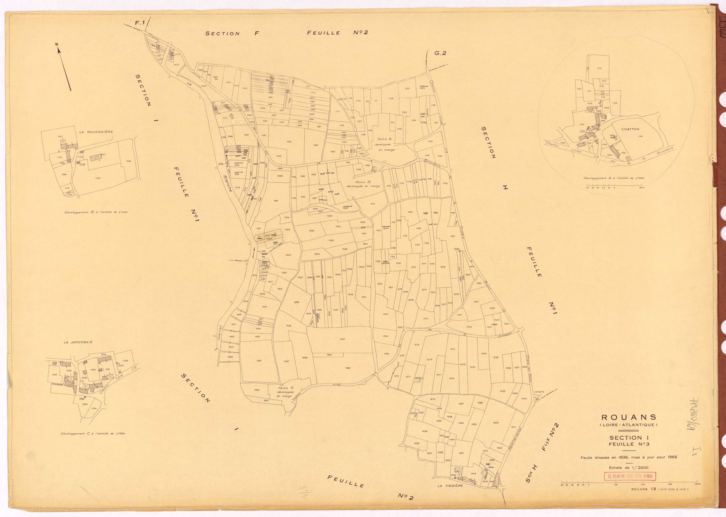 Rouans - Section I3 1039-1418