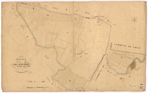 Rouans - Section B5 Aunaie (section de l') ; 1188-1532