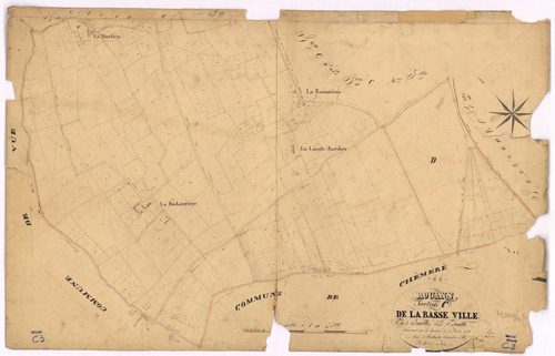Rouans - Section C3 Basse-Ville (section de La) ; 655-973