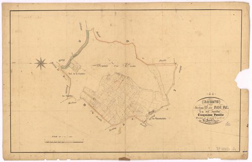 Rouans - Section D5 Bourg (section du) ; 1478-1639