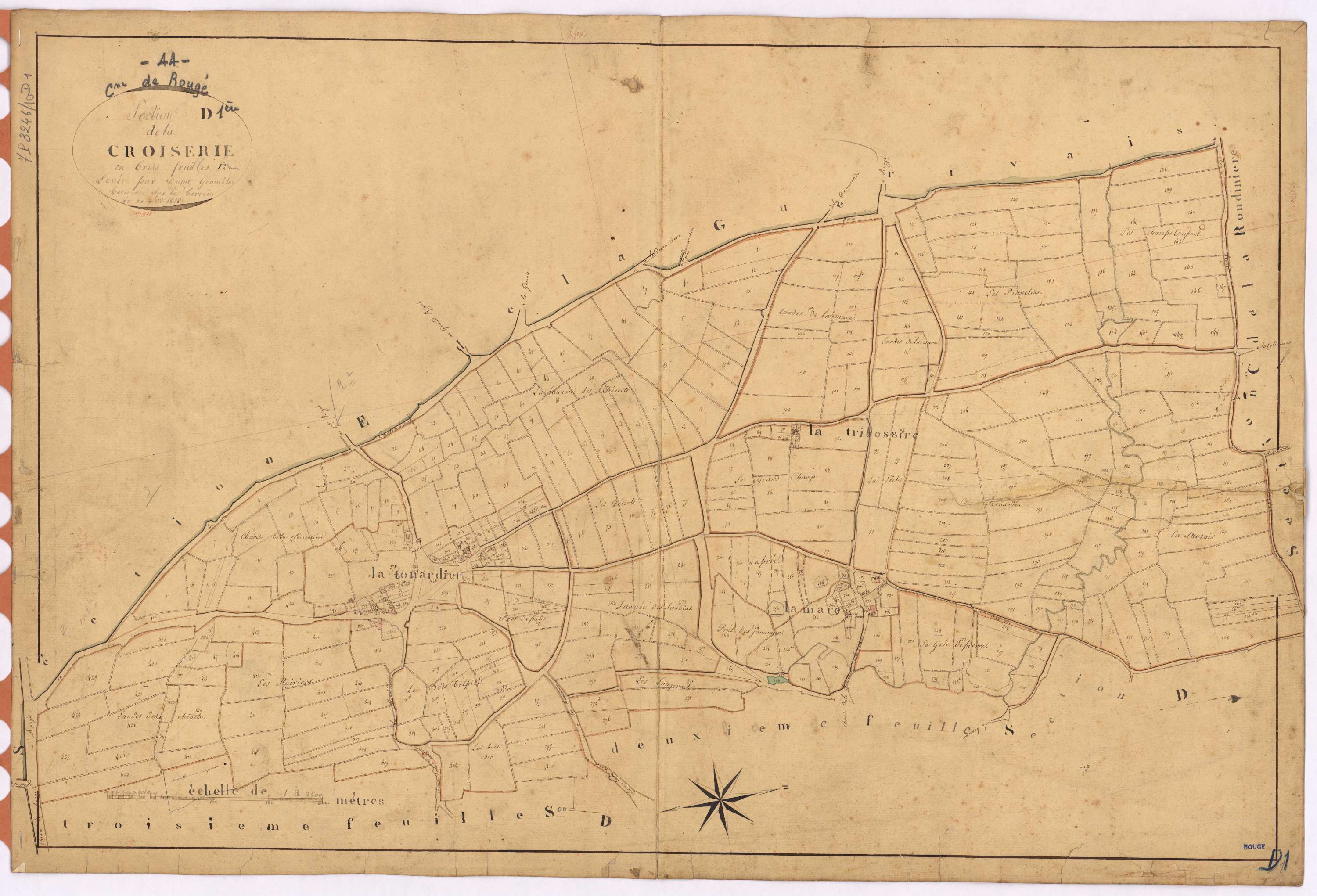 Rougé - Section D1 Croiserie (section de La)