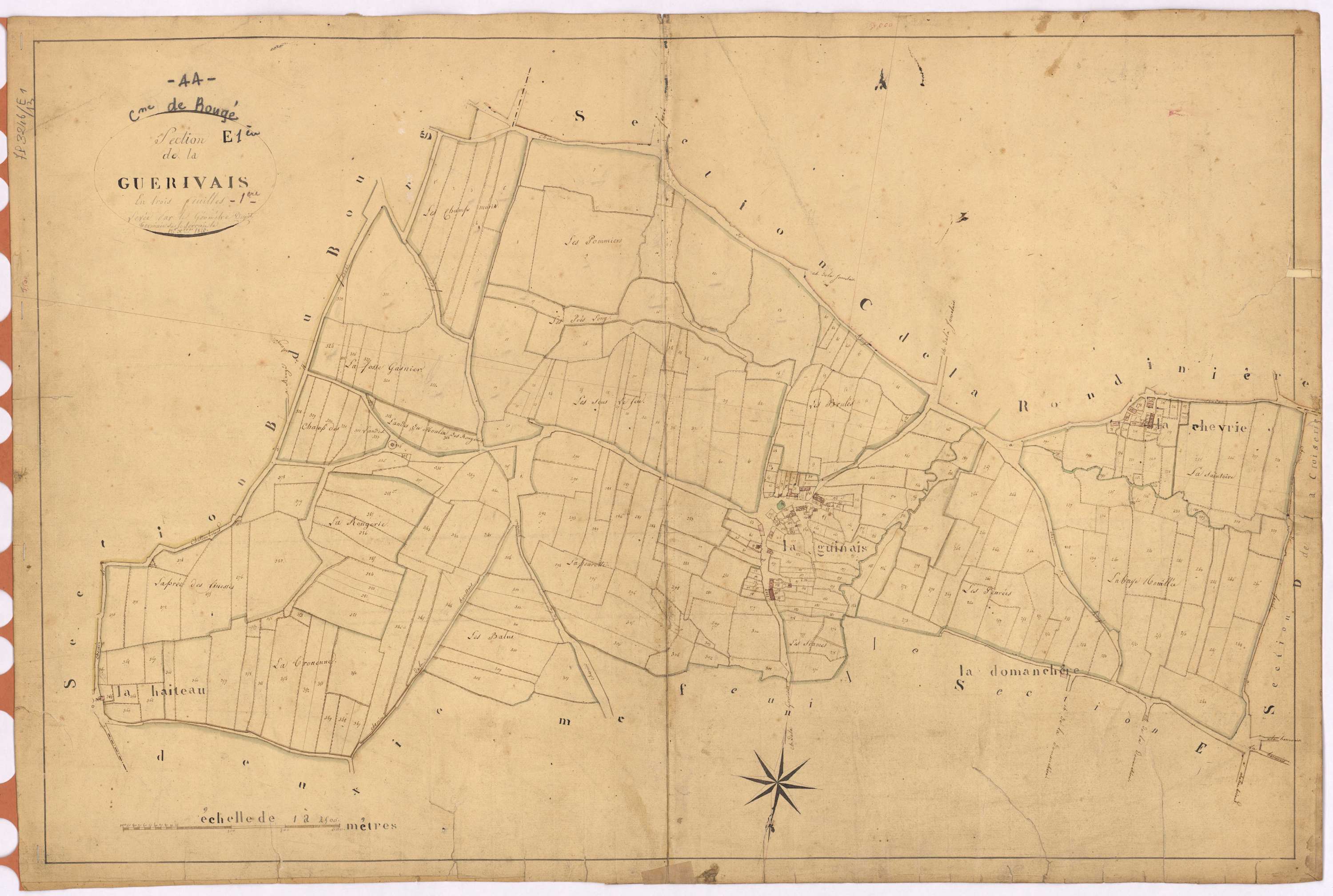 Rougé - Section E1 Guérivais (section de La)