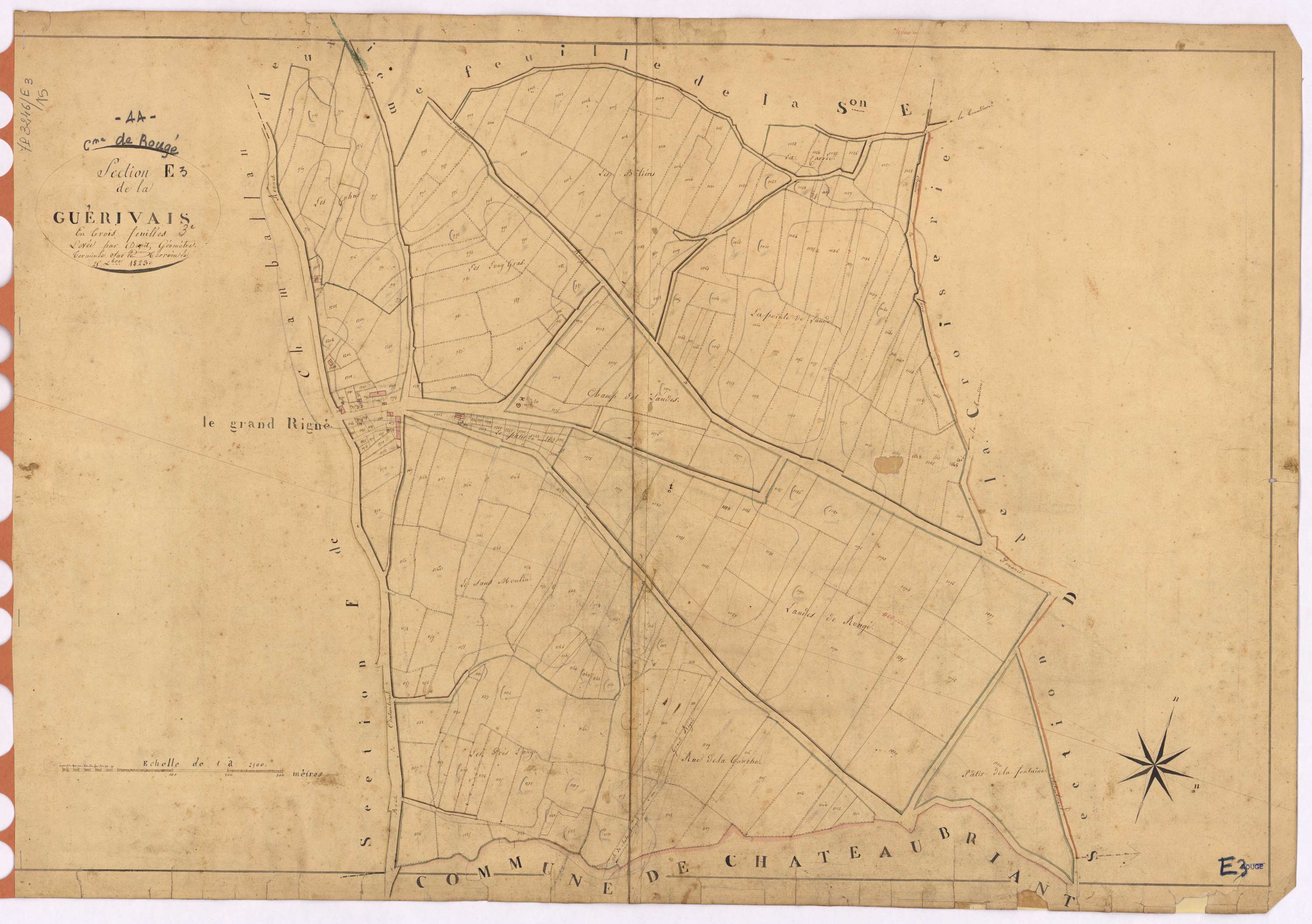 Rougé - Section E3 Guérivais (section de La)