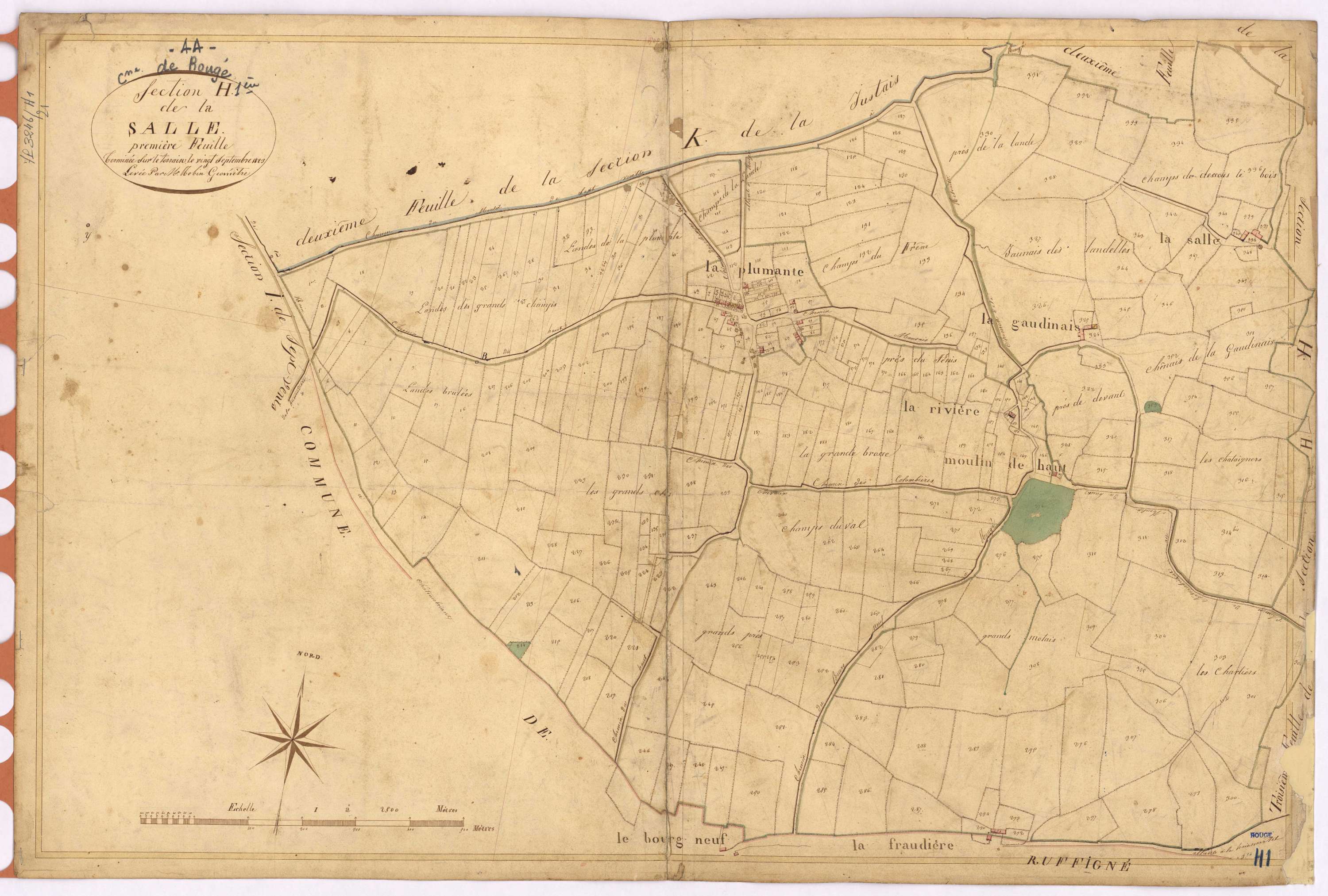 Rougé - Section H1 Salle (section de La)