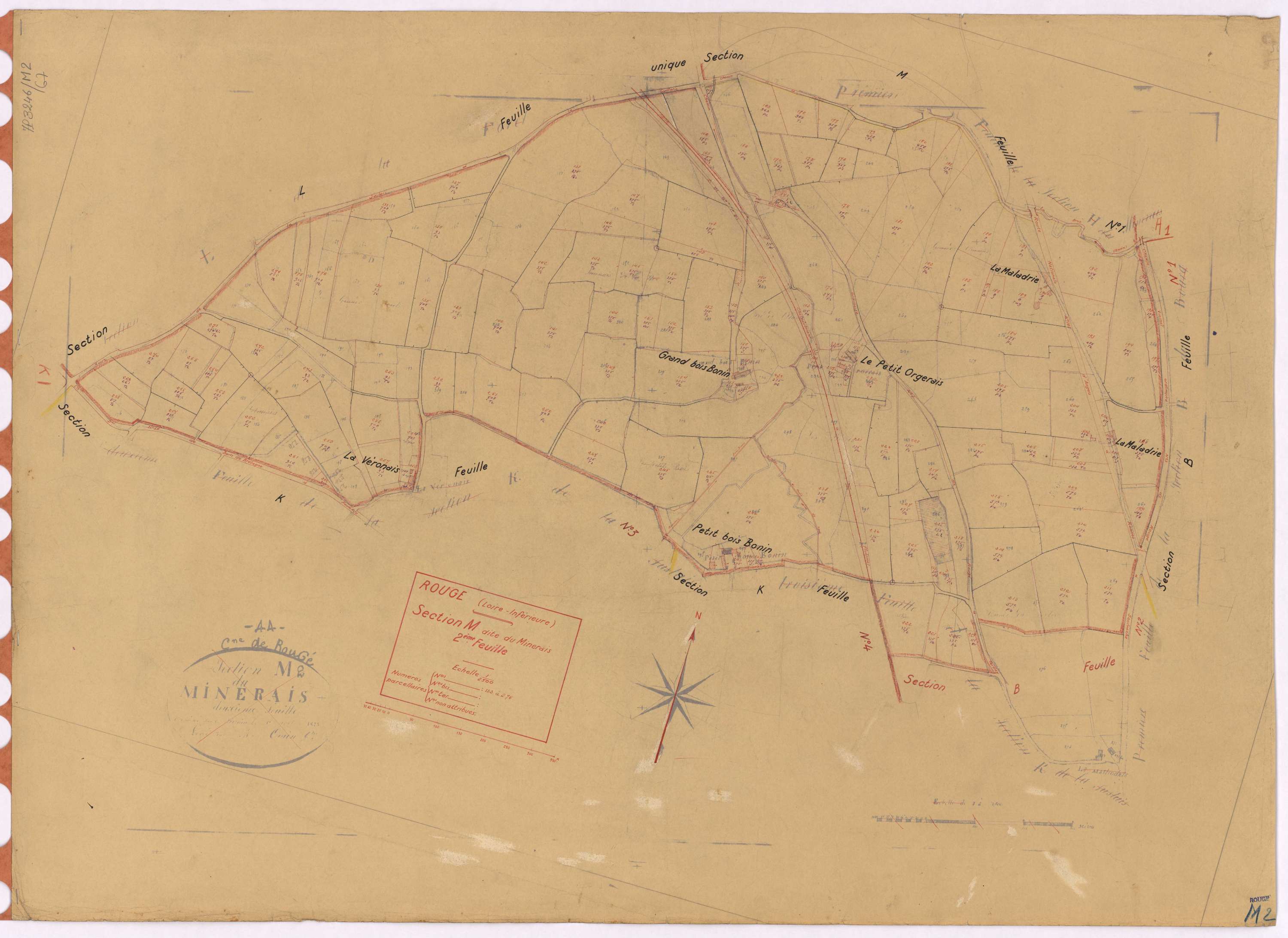 Rougé - Section M2 Minerais (section du) ; 133-276