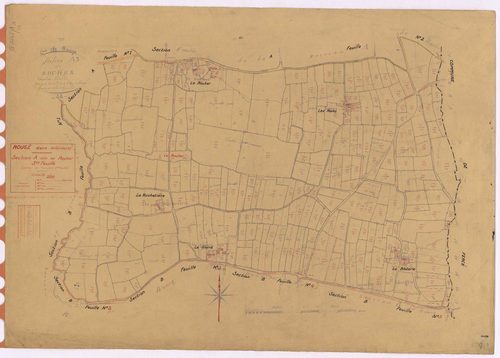 Rougé - Section A3 Rocher (section du) ; 435-739