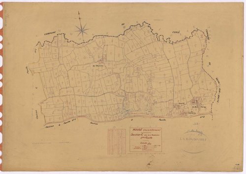 Rougé - Section C2 Rondinière (section de La) ; 375-728