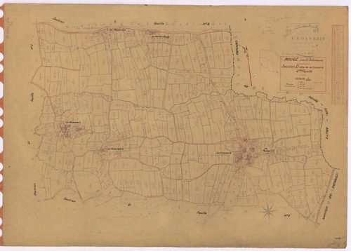 Rougé - Section D2 Croiserie (section de La) ; 285-771